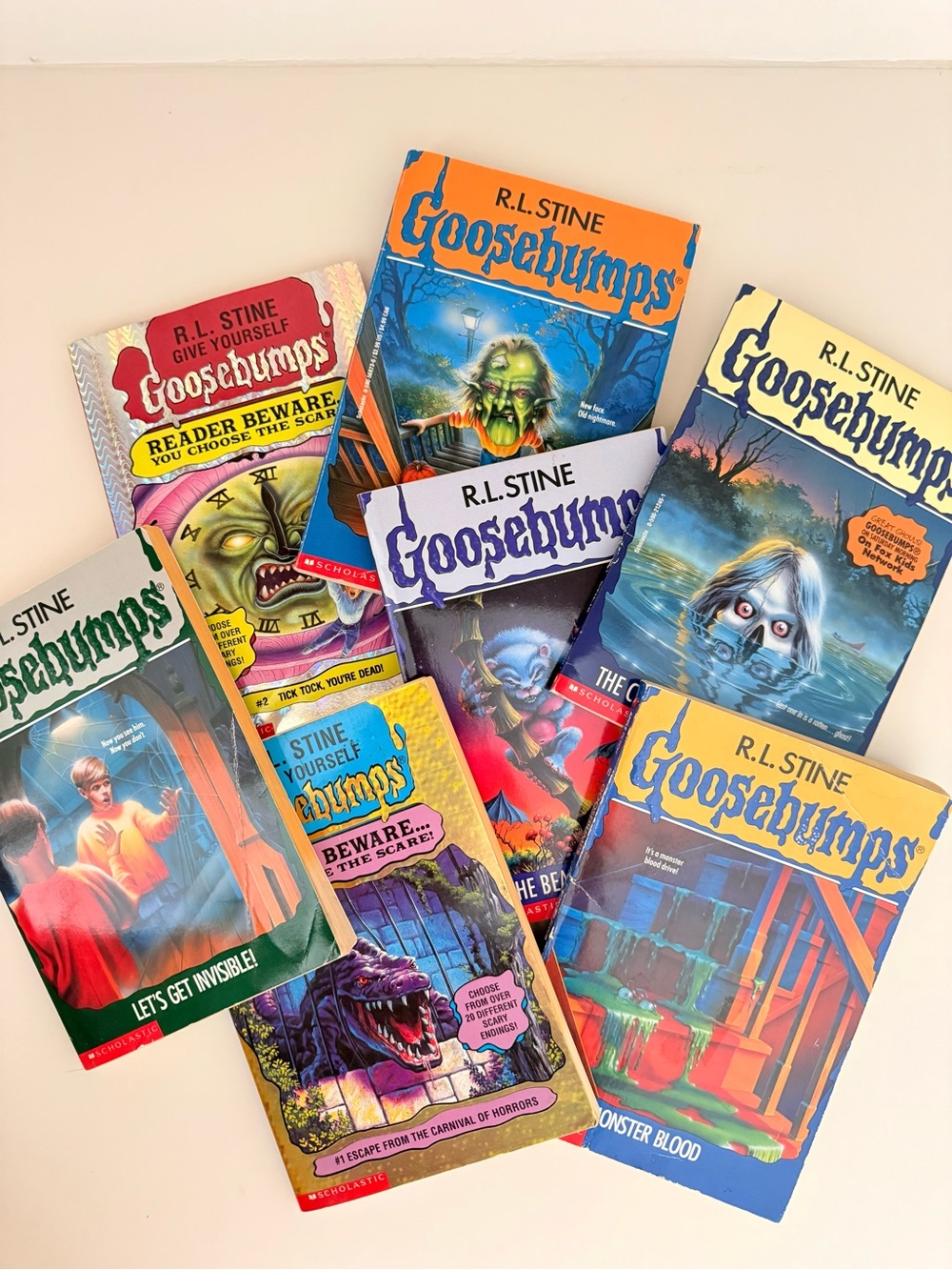 Goosebumps Vintage Book Bundle of 7 from Scholastic